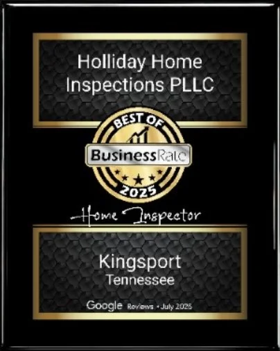 Best Home Inspector of Kingsport 2025 award