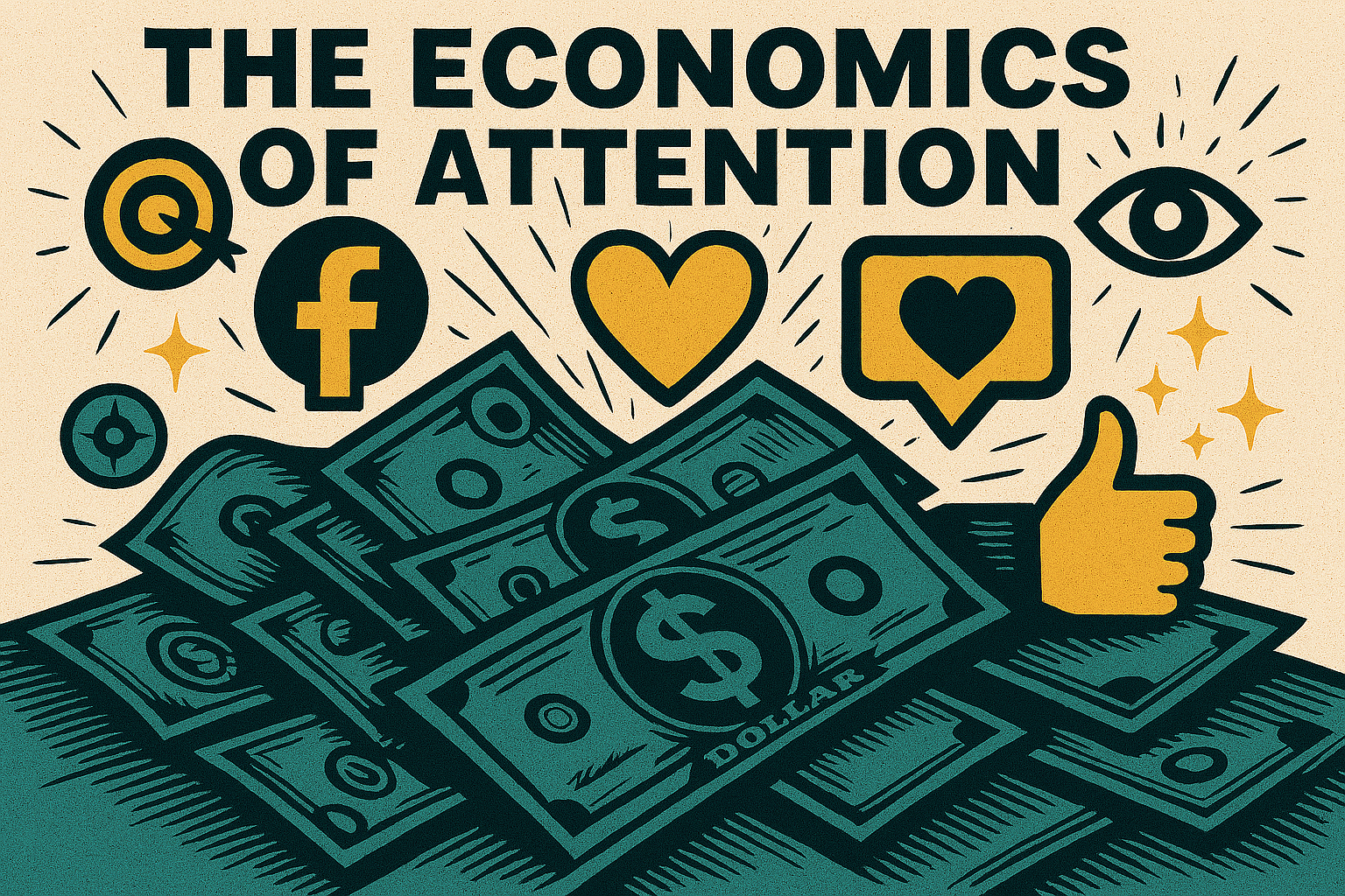 Concept image showing engagement as currency for athlete branding and sponsorship deals.
