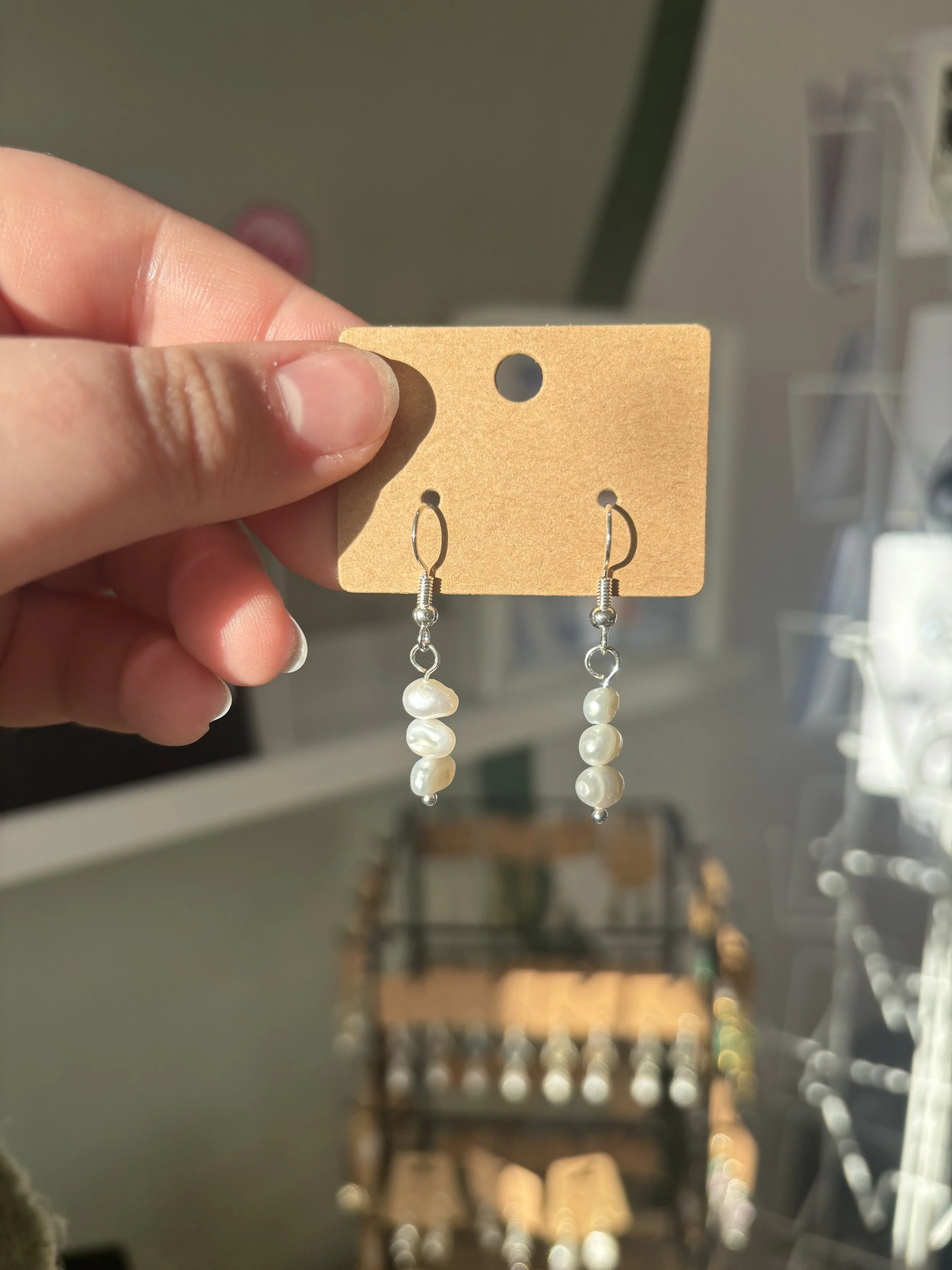 Mini Pearl Stack Earrings