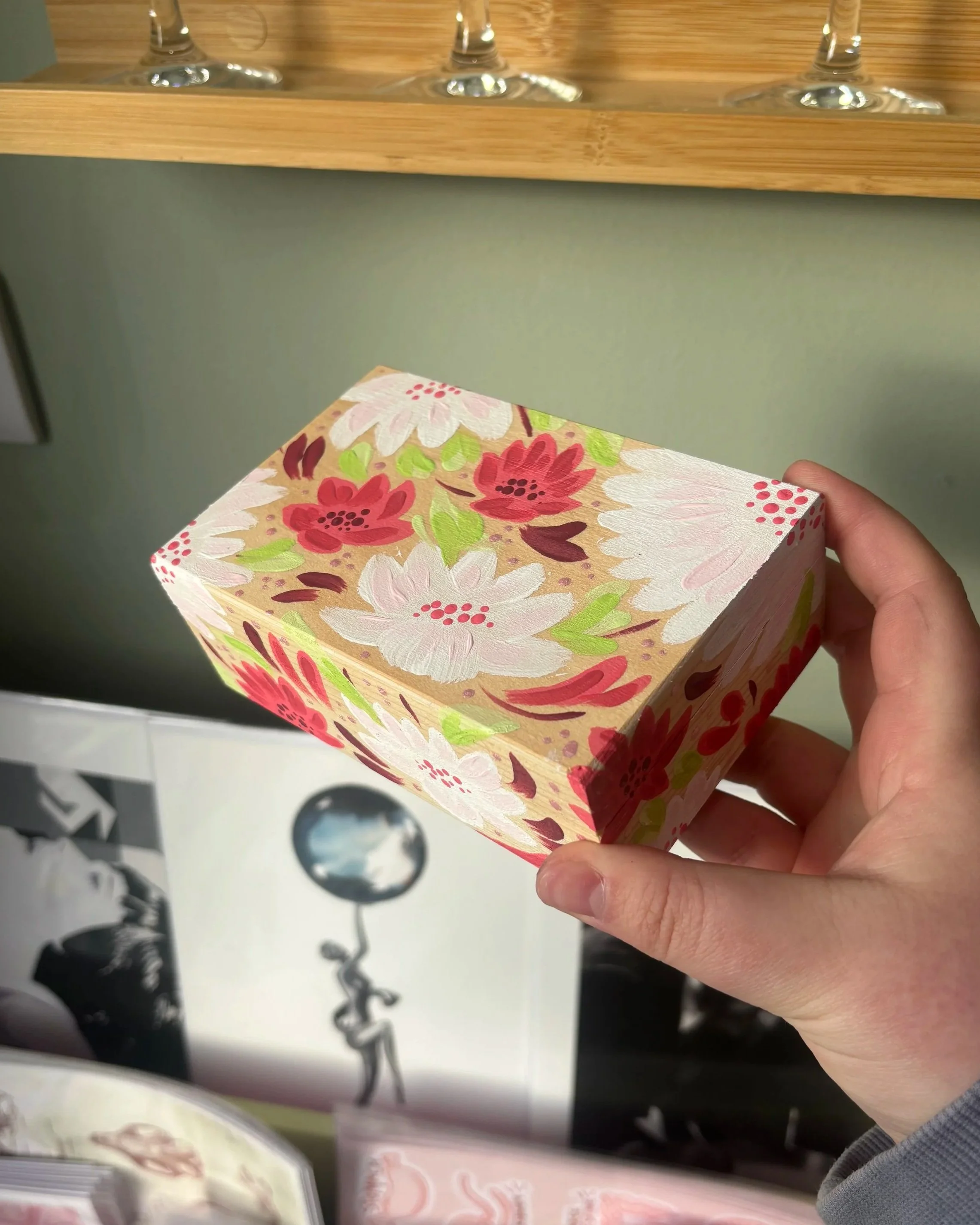 Floral Trinket Box
