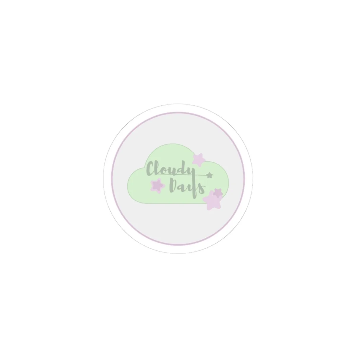Cloudy Days Sticker