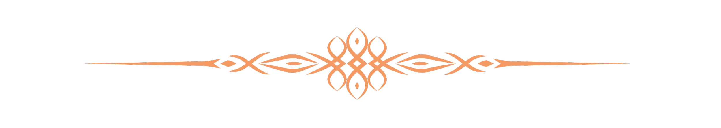 Decorative horizontal ornamental design in gold and black.