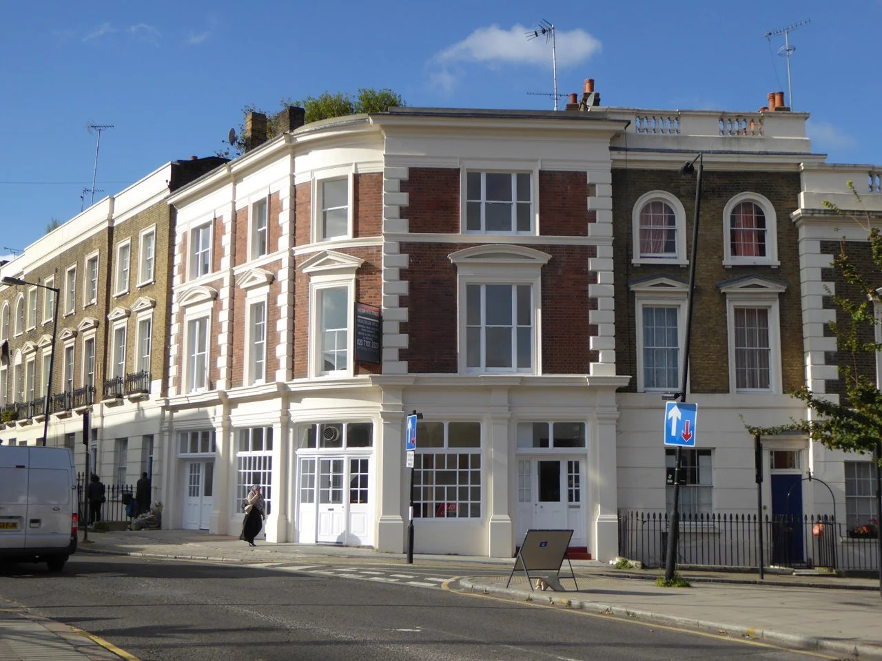 The restored elevation.