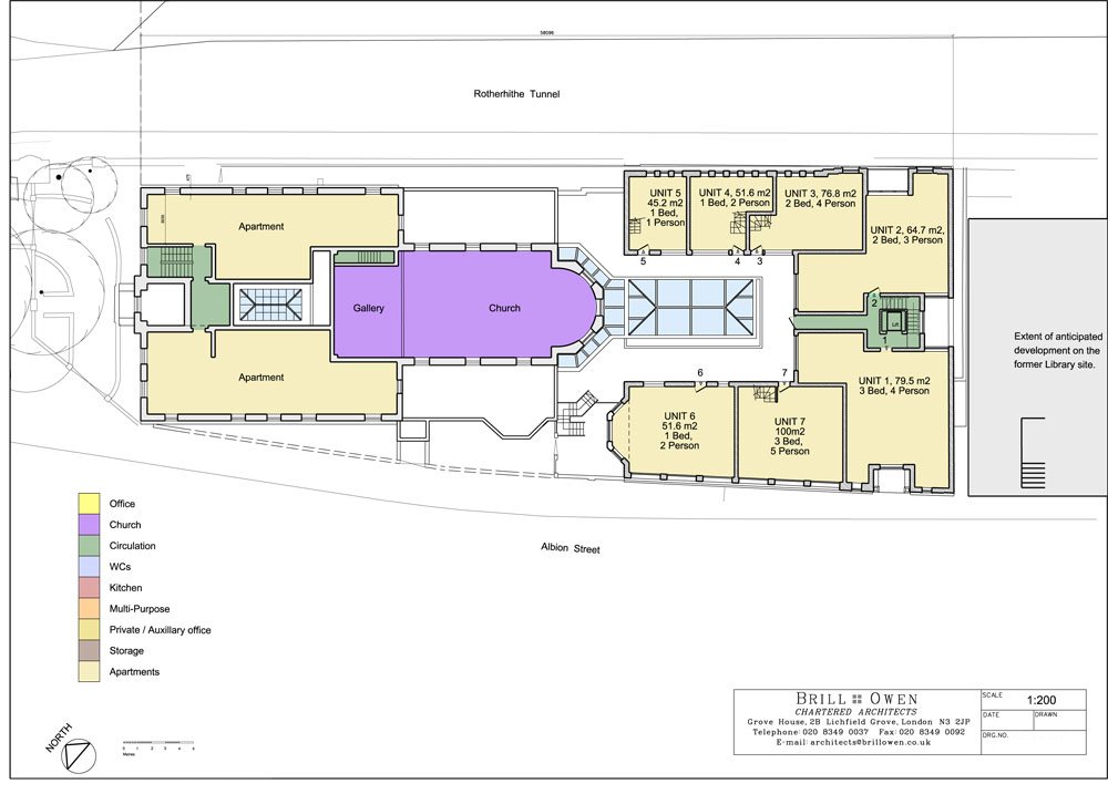 First floor block plan