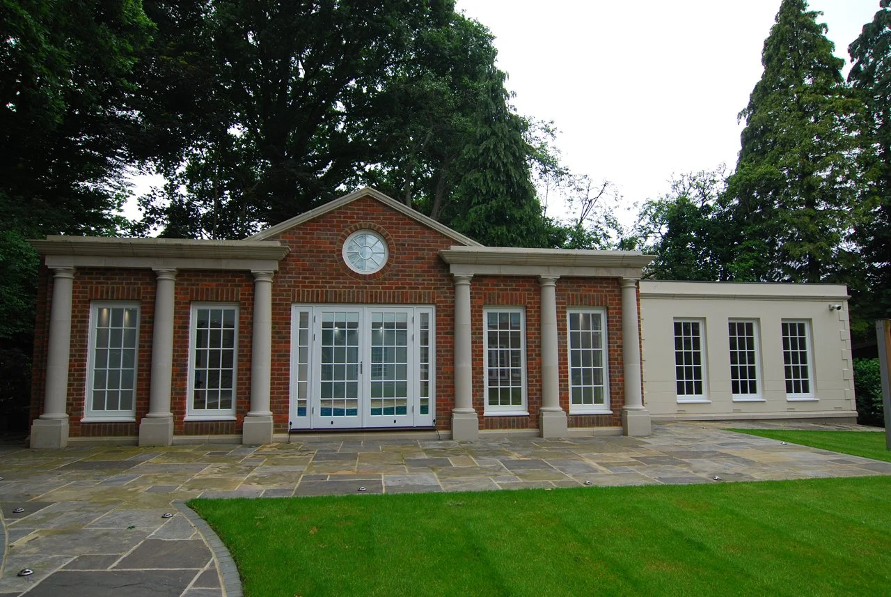 New pool-house exterior