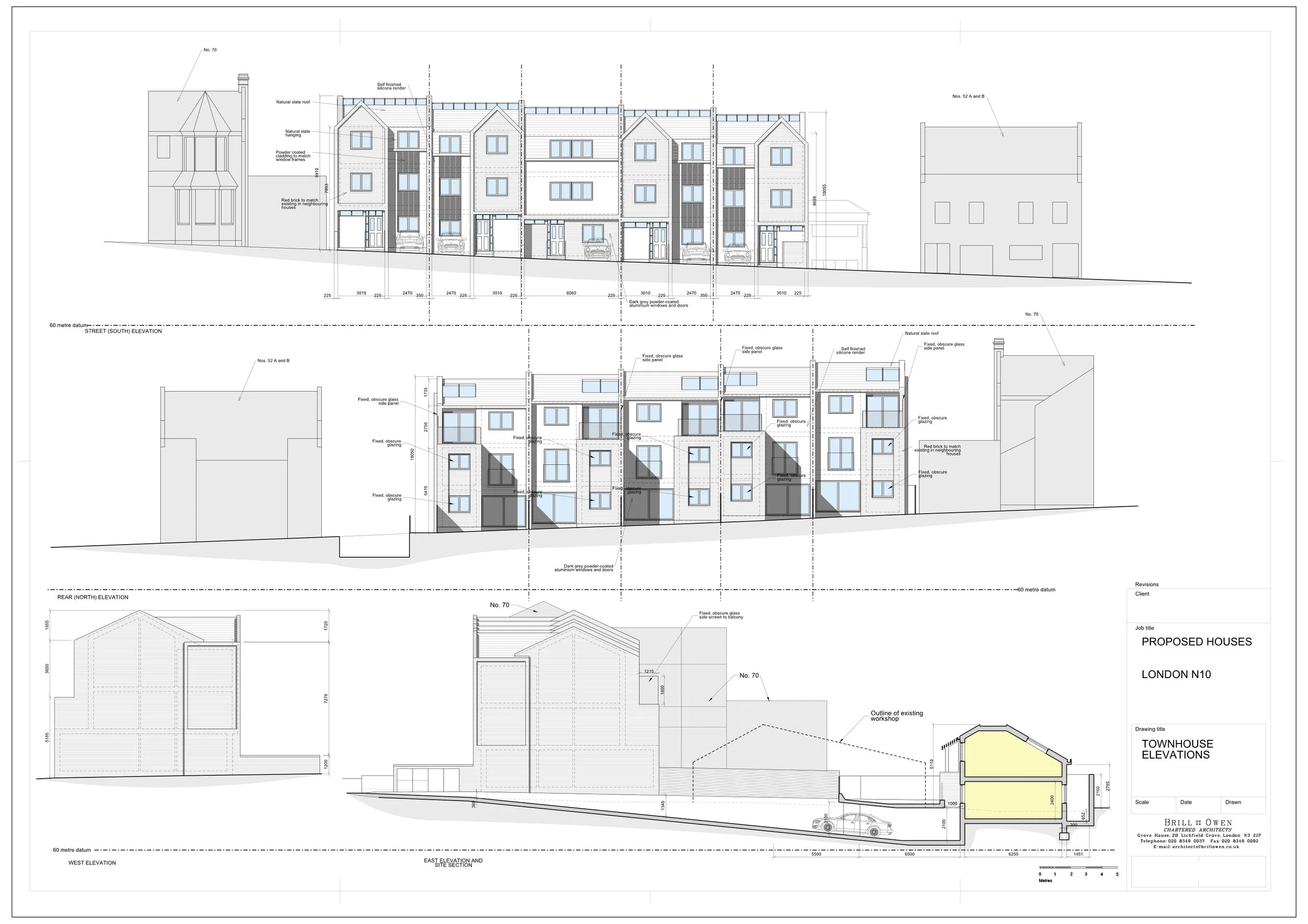 Townhouses elevations