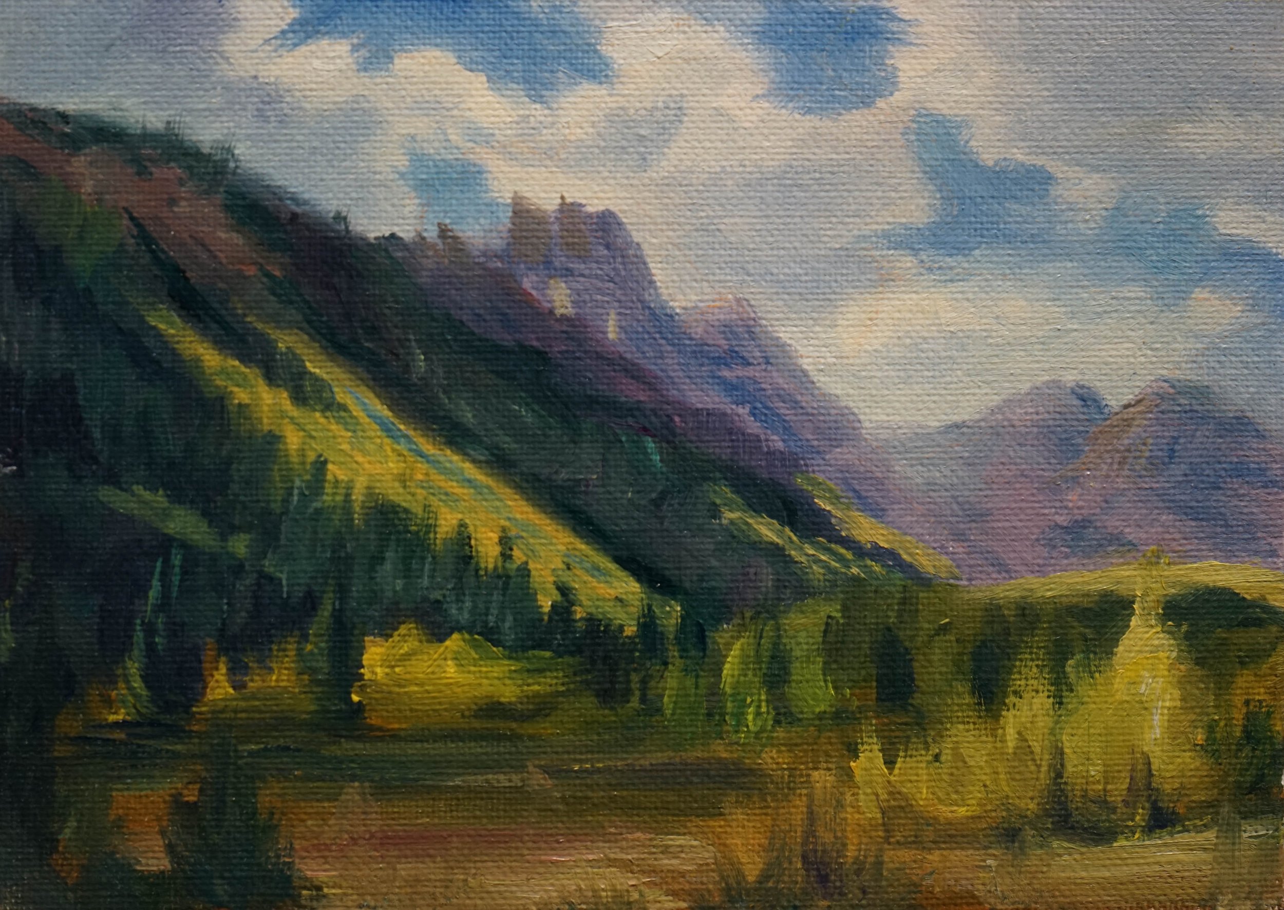 Mountain Passage (5x7in)