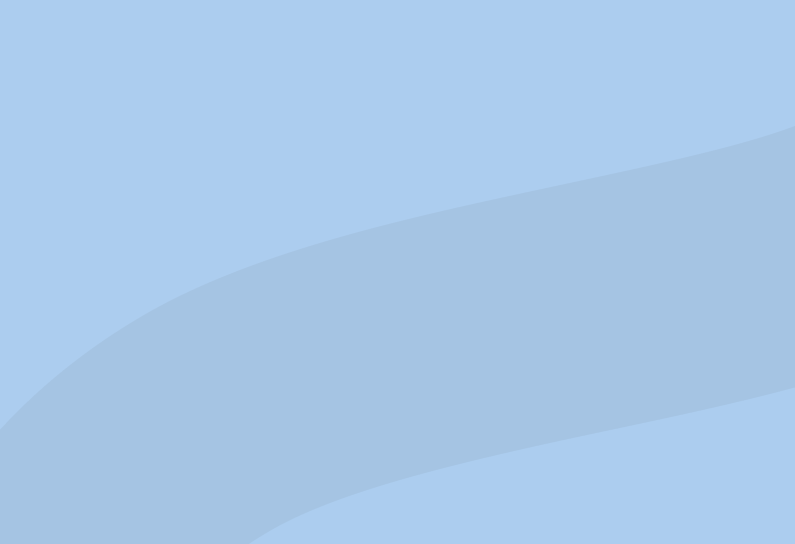 Light blue abstract background with curved shapes.