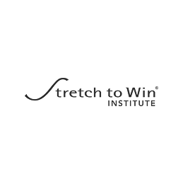 Logo of Stretch to Win Institute with a stylized figure stretching, and text 'Stretch to Win Institute'.