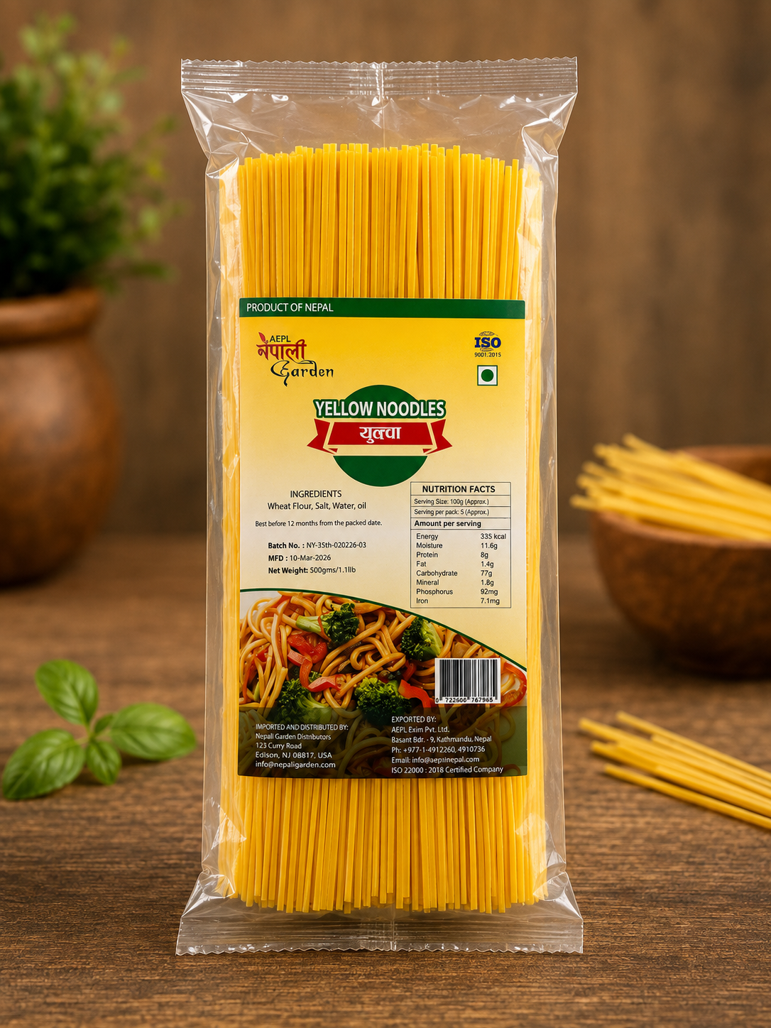 Thukpa Noodles-थुक्पा नुडल्स by Nepali Garden-500gm