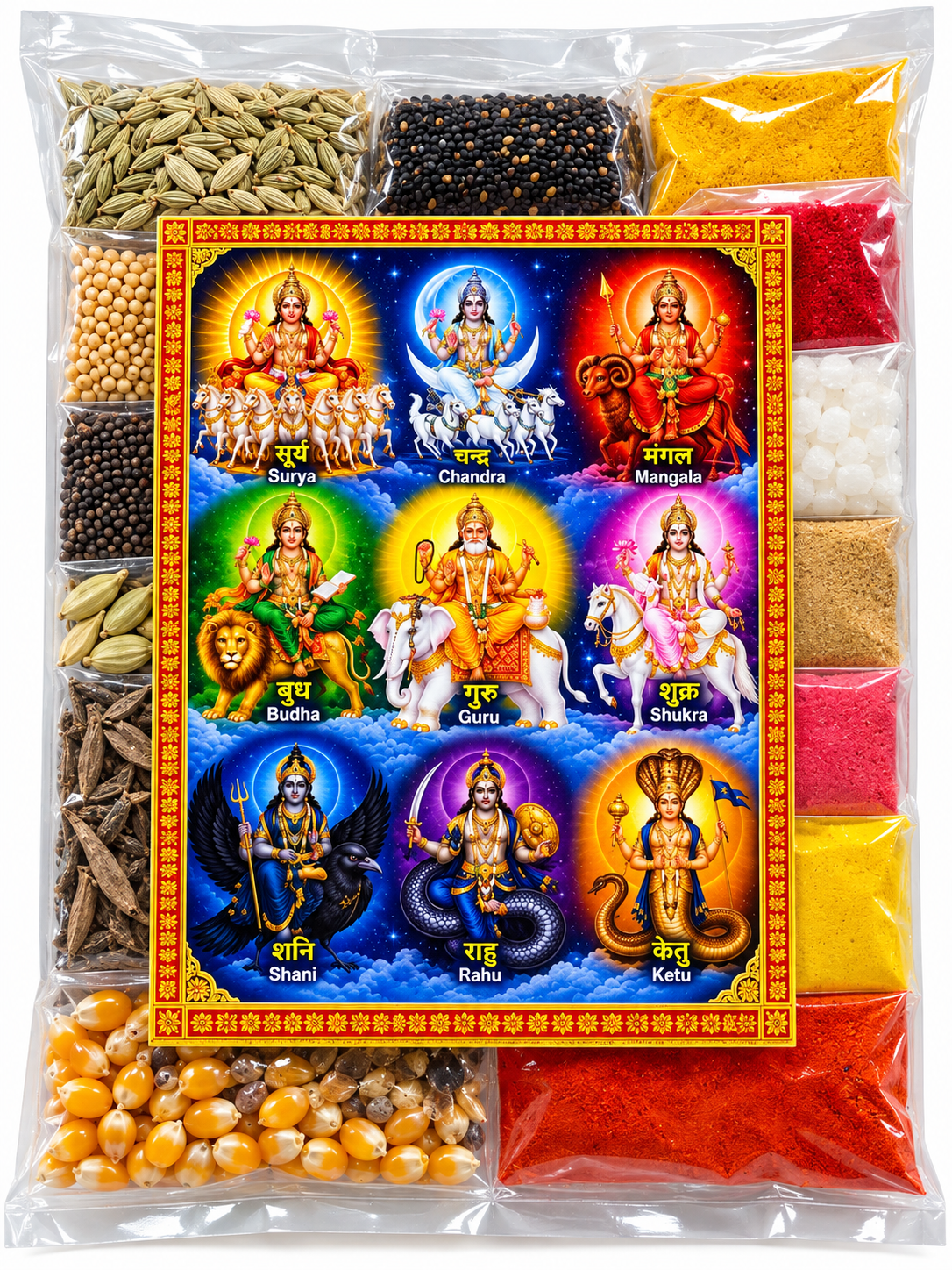 नवग्रह पूजा सामग्रि-Navagraha Puja