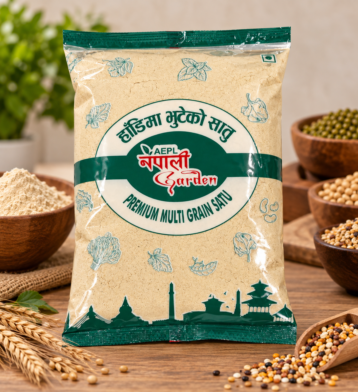 Mix Saatu-हाँडीमा भुटेको सातु-800gm