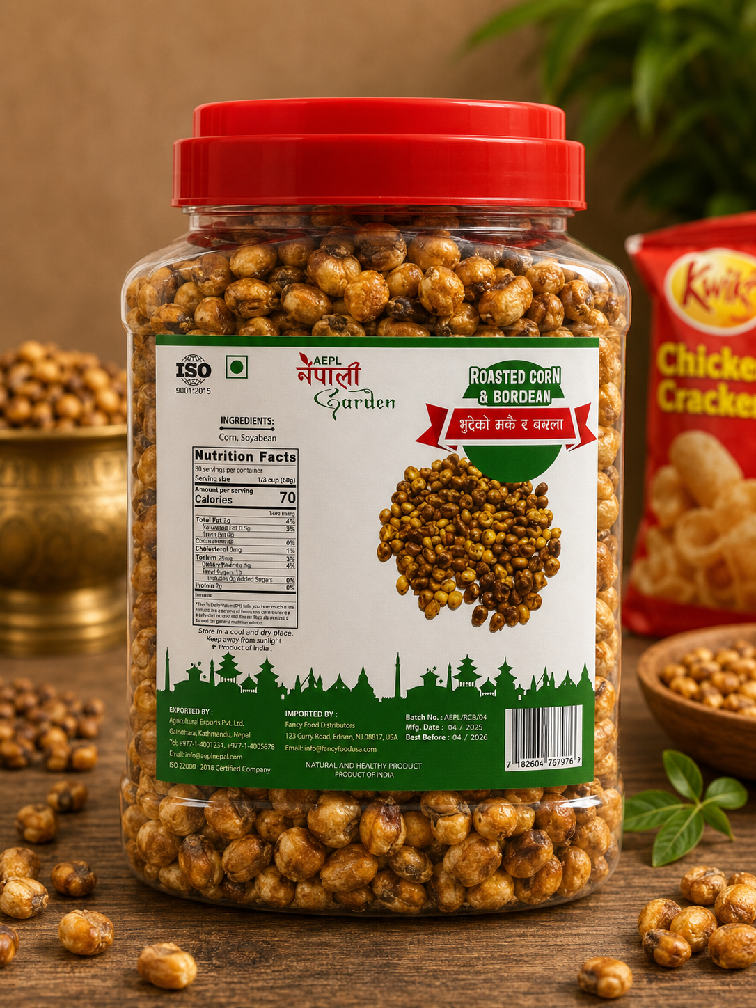 Bhuteko Makai-भुटेको मकै by Nepali Garden-500gm
