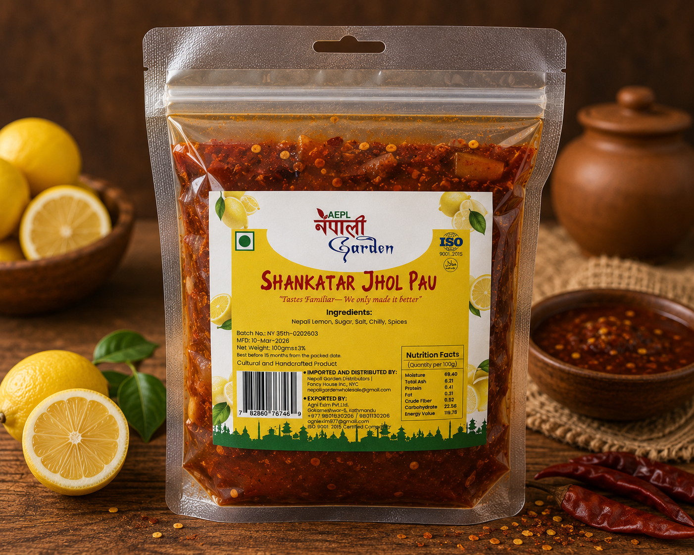 Shankatar Jhol Paun-संकत्रा झोल पाउँ by Nepali Garden-100gm