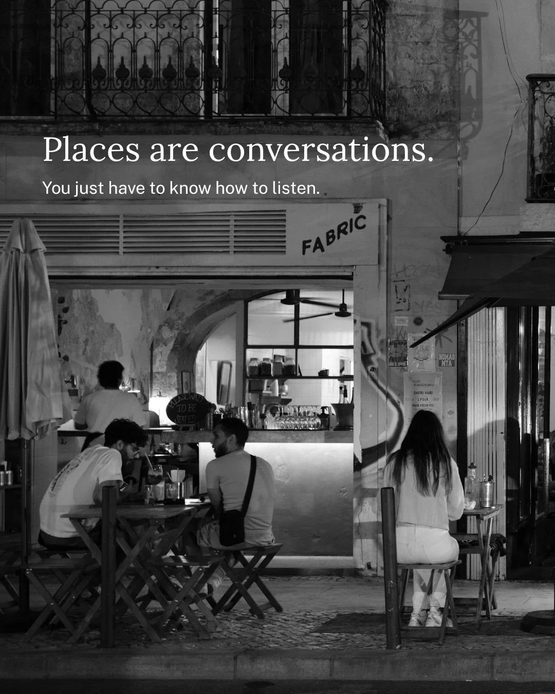 Places don&rsquo;t stay still. Neither does the way we see them.

Captured across Lisbon and Madrid. Cities we&rsquo;ve explored and give us a reason to come back.