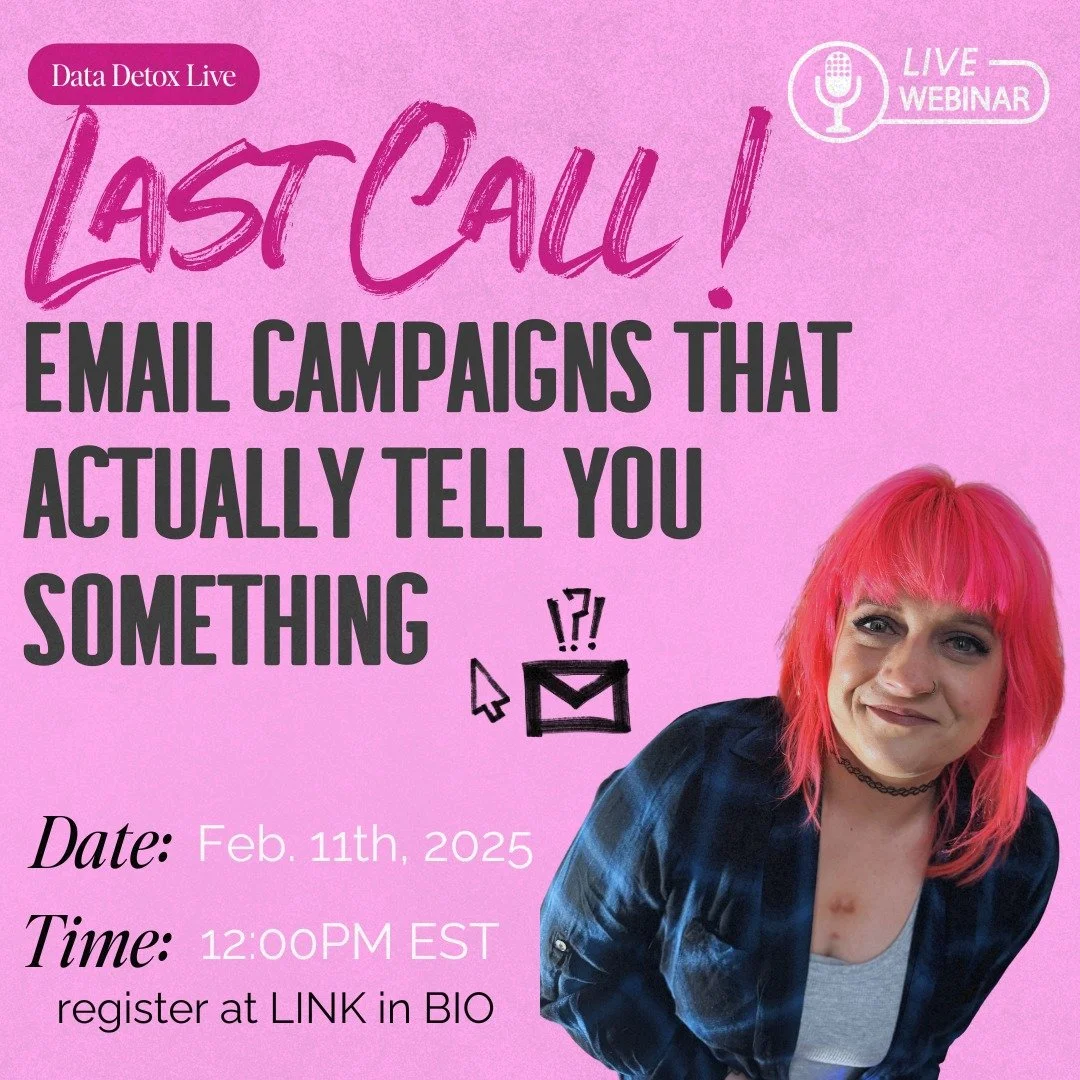 Data Detox Live: Tomorrow at noon.
Finally understand what email content actually works.
Free templates included.
Link in bio.
Last call.