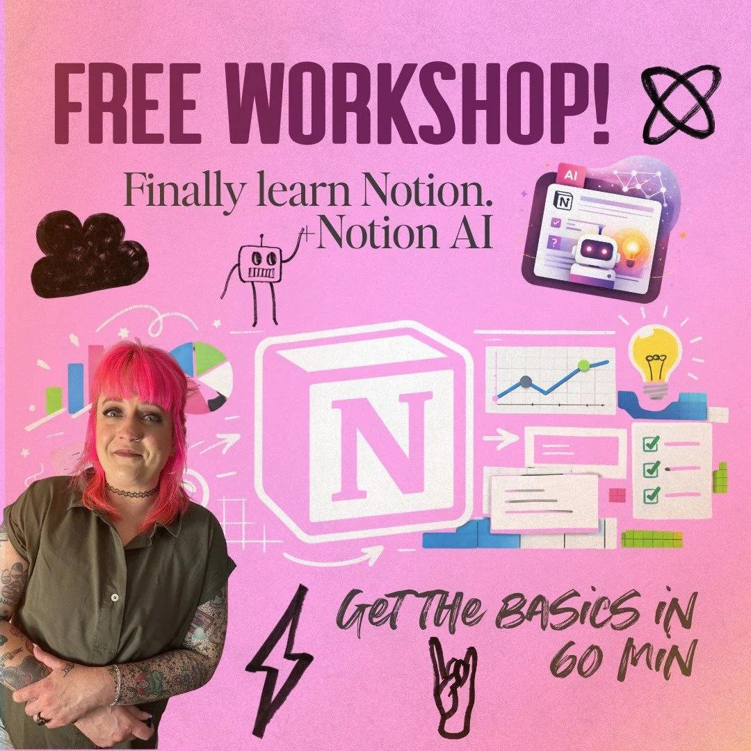 Everyone keeps telling you to &ldquo;use Notion.&rdquo;

No one tells you what it&rsquo;s actually for.

If you&rsquo;ve opened Notion, stared at the screen, and immediately closed the tab, this workshop is for you.

I&rsquo;m hosting a free 60-minut