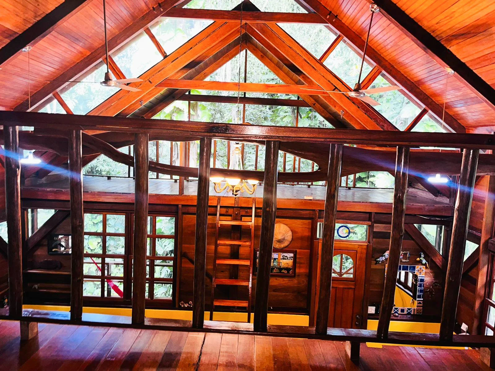 Beyond Paradise, upstairs bedroom view to the loft