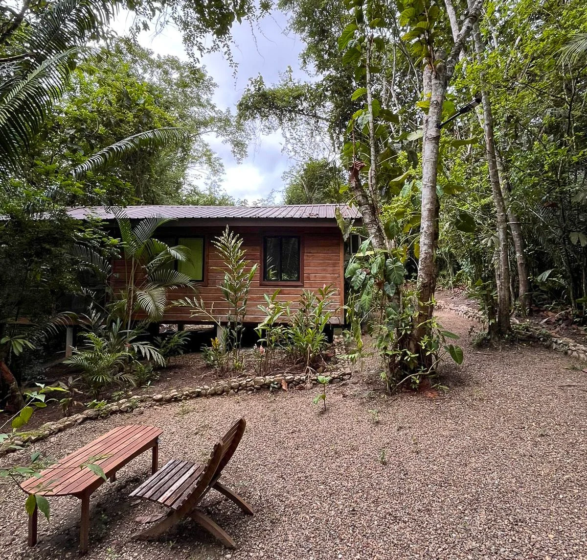 Cabin 1, Outdoor sitting area