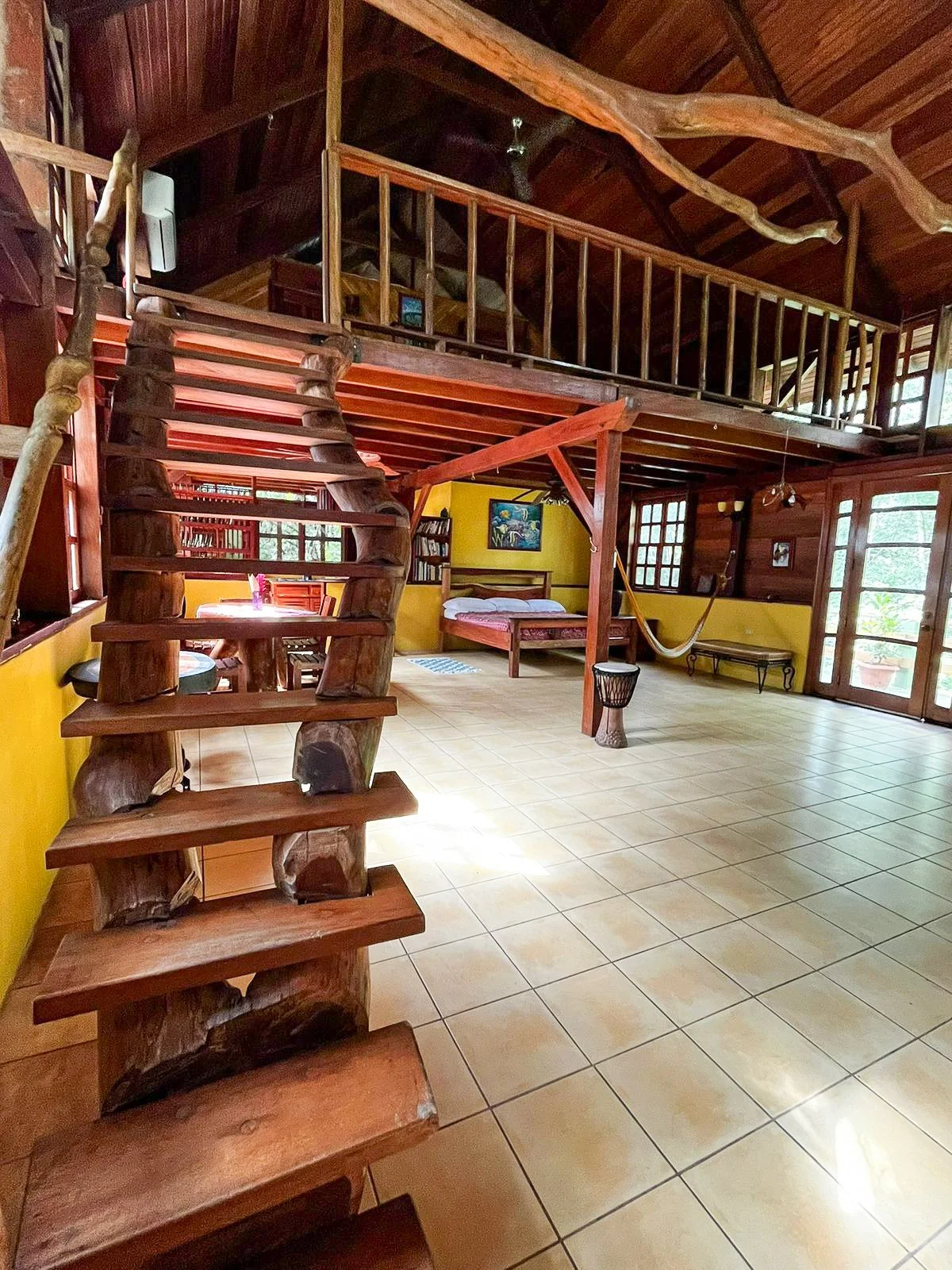 Beyond Paradise, steps to access the upstairs