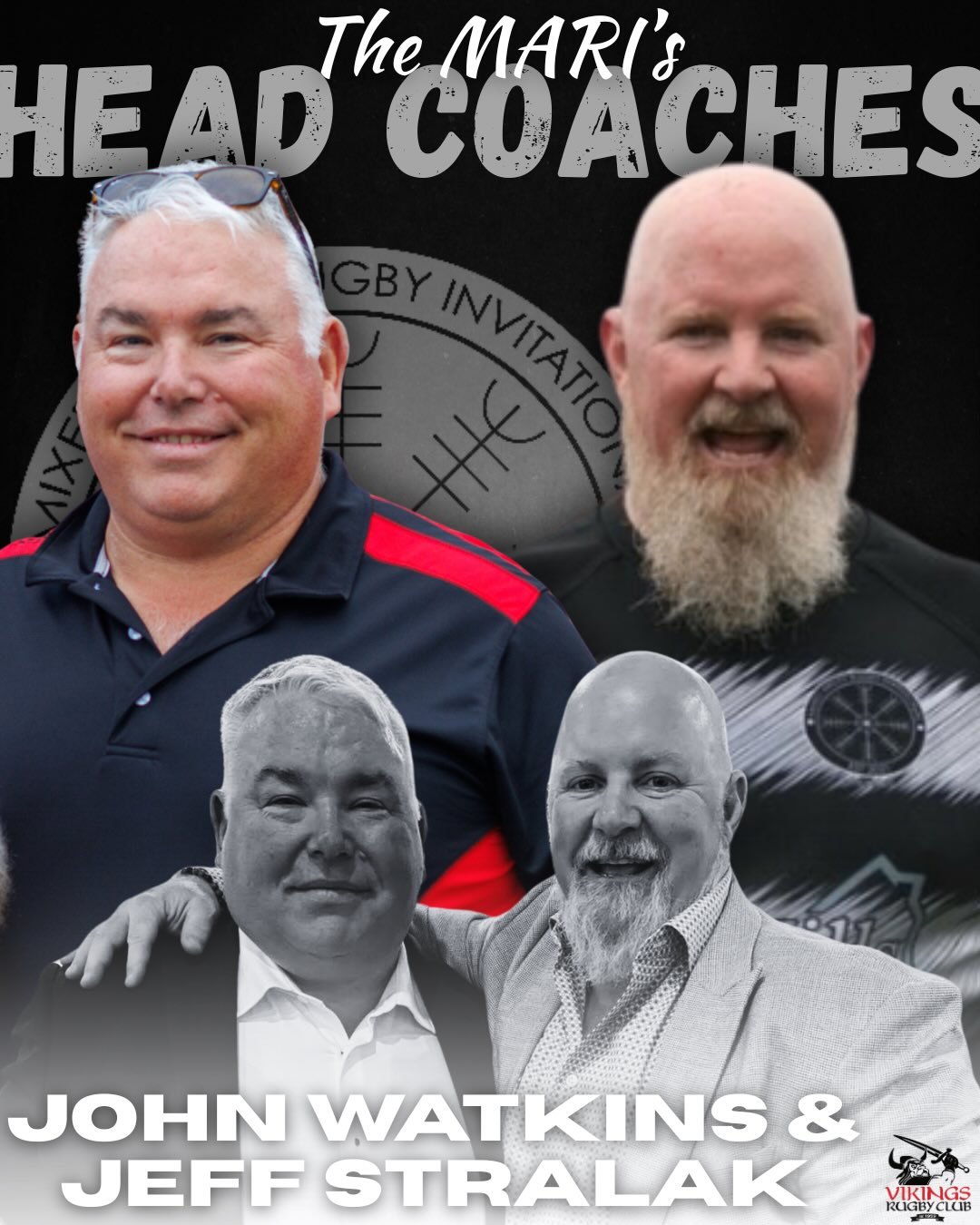 Big opportunity for some Vikings heading overseas 🖤

Congratulations to John Watkins and Jeff Stralak who have been selected as Co-Head Coaches for the MARI&rsquo;s for their upcoming match against Banbridge RFC in Northern Ireland this May.

Joinin