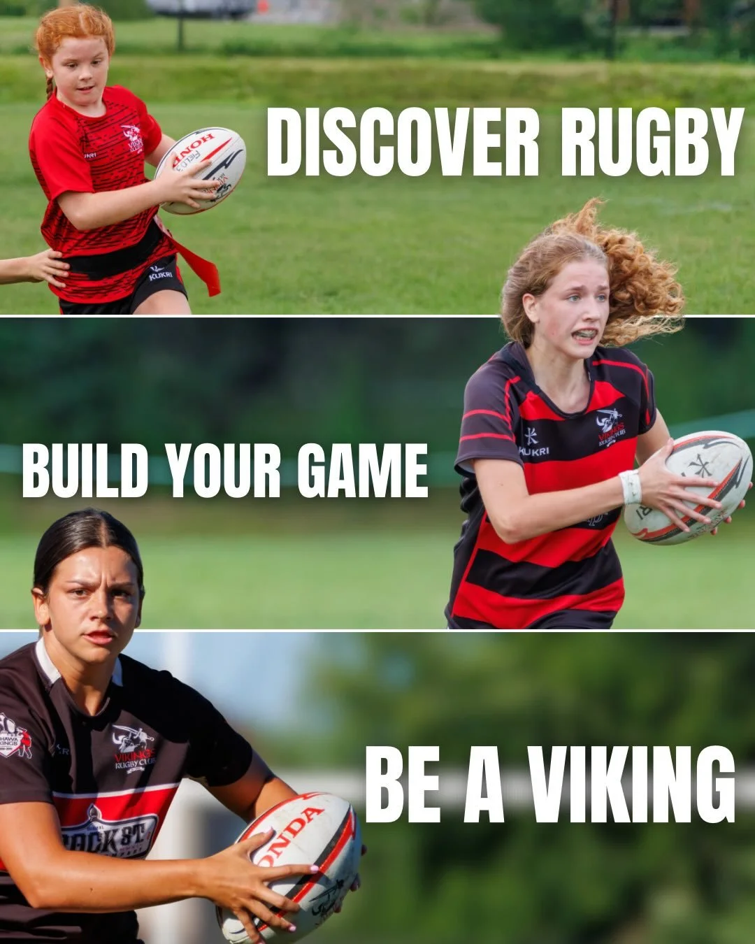 From first touch to first try &mdash; there&rsquo;s a place for everyone 🏉

Whether you&rsquo;re just discovering the game or ready to level up, the Vikings are ready for you.

🔥 Discover Rugby
💪 Build Your Game
⚔️ Be A Viking