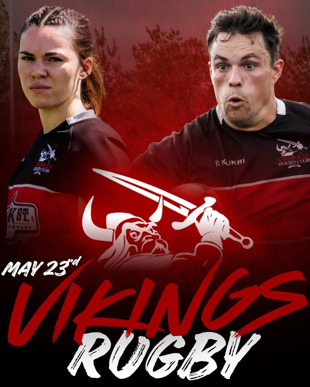 ⚔️ Our Senior Women head to Eglinton Flats to take on the Toronto Nomads, while the Senior Men defend home turf in their first home matches of the season at Thompson Rugby Park against the Peterborough Pagans. 🏉🖤❤️