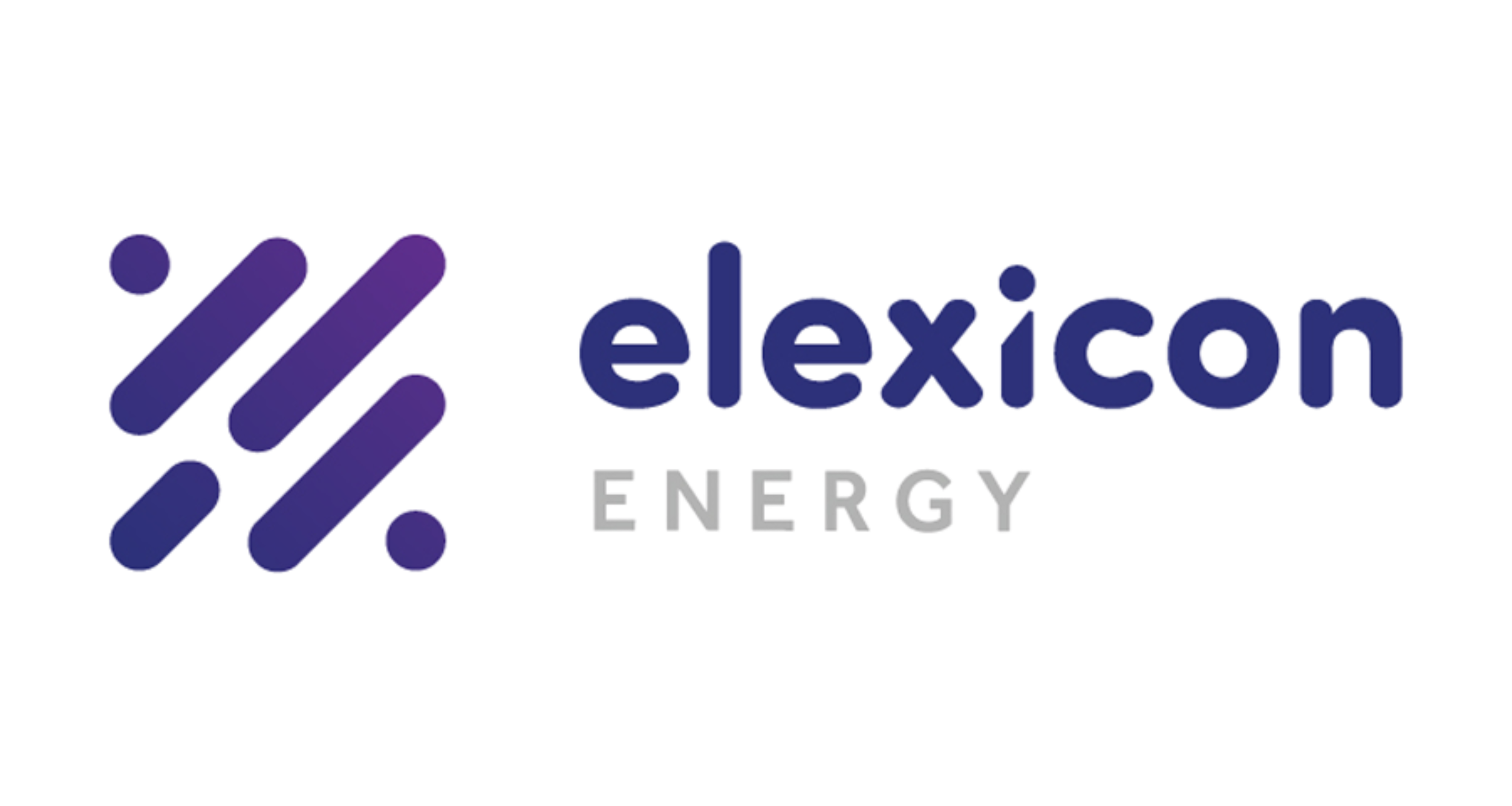 Logo for flexicon energy with a purple stylized design and the words 'flexicon energy' in blue and gray.