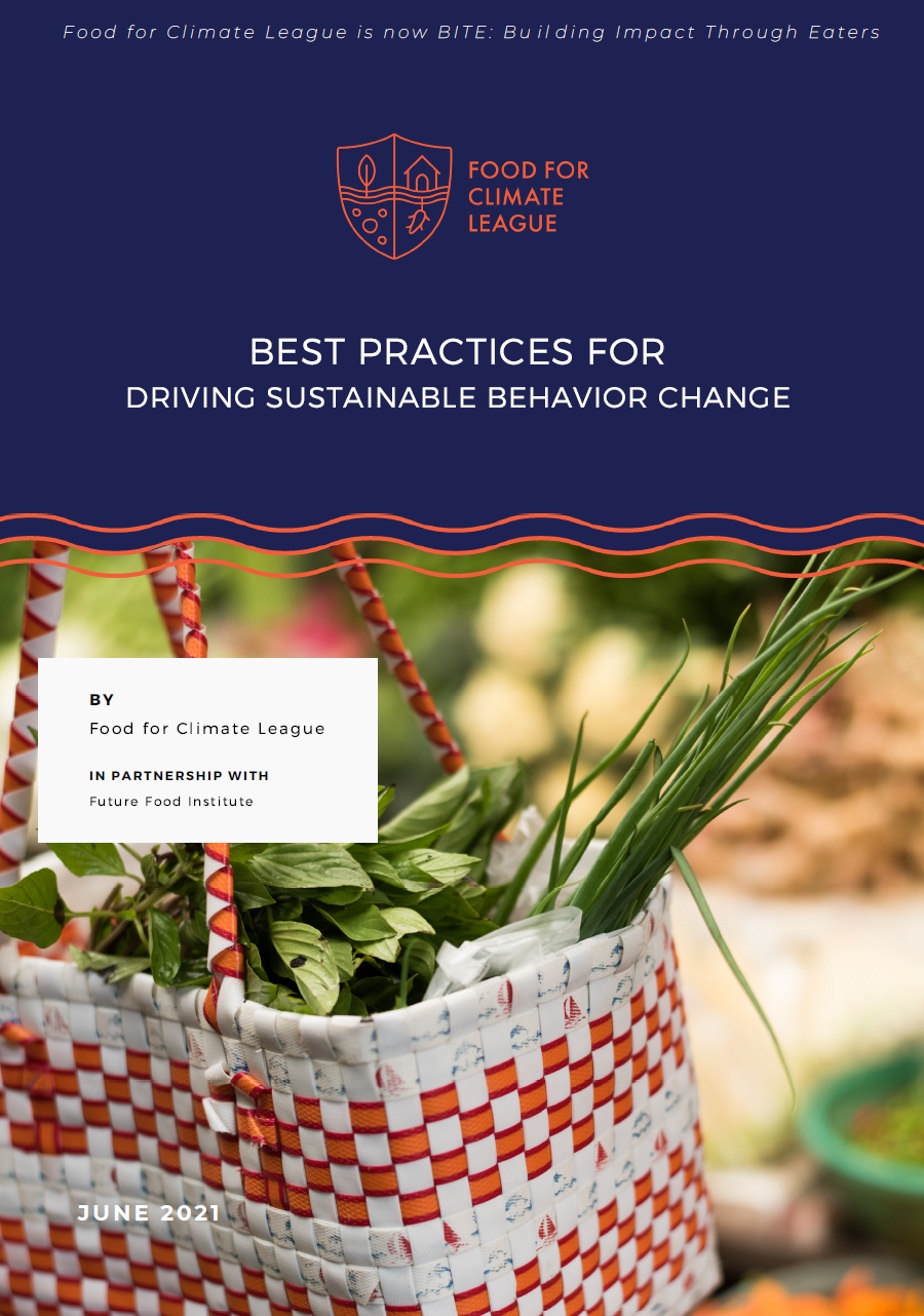 Best Practices for Driving Environmentally Sustainable Behavior Change Report