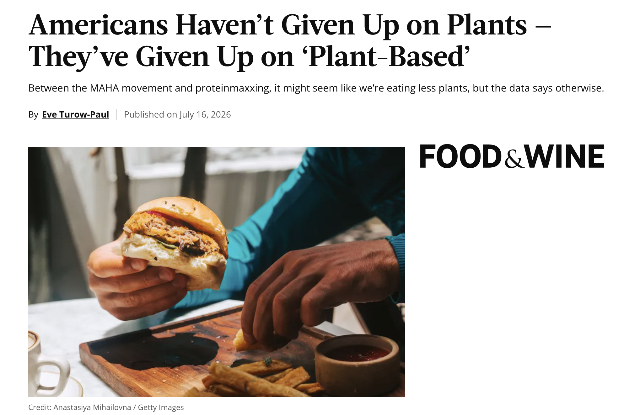 Is Plant-Based Dead? It’s Complicated.