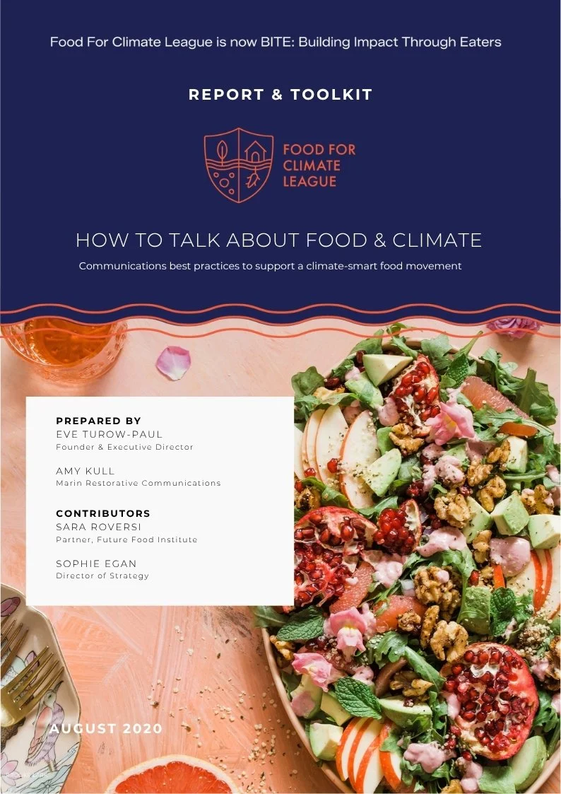 How to Talk About Food and Climate Report and Toolkit