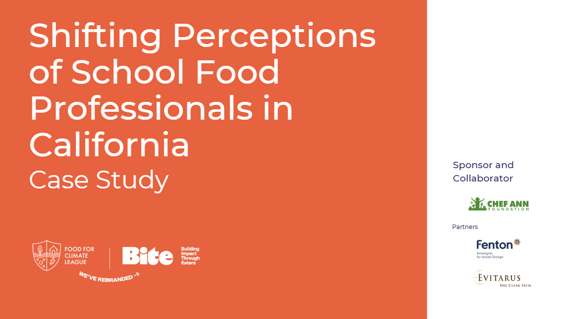 Shifting Perceptions of School Food Professionals in California