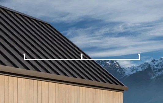 Tray roof profile by Colorsteel