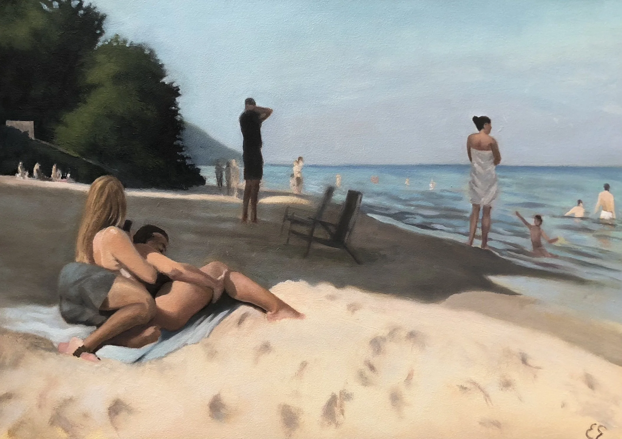 Before the storm, 2023. Oil on board - 40x57 cm. 
Click image for more information. 
SOLD