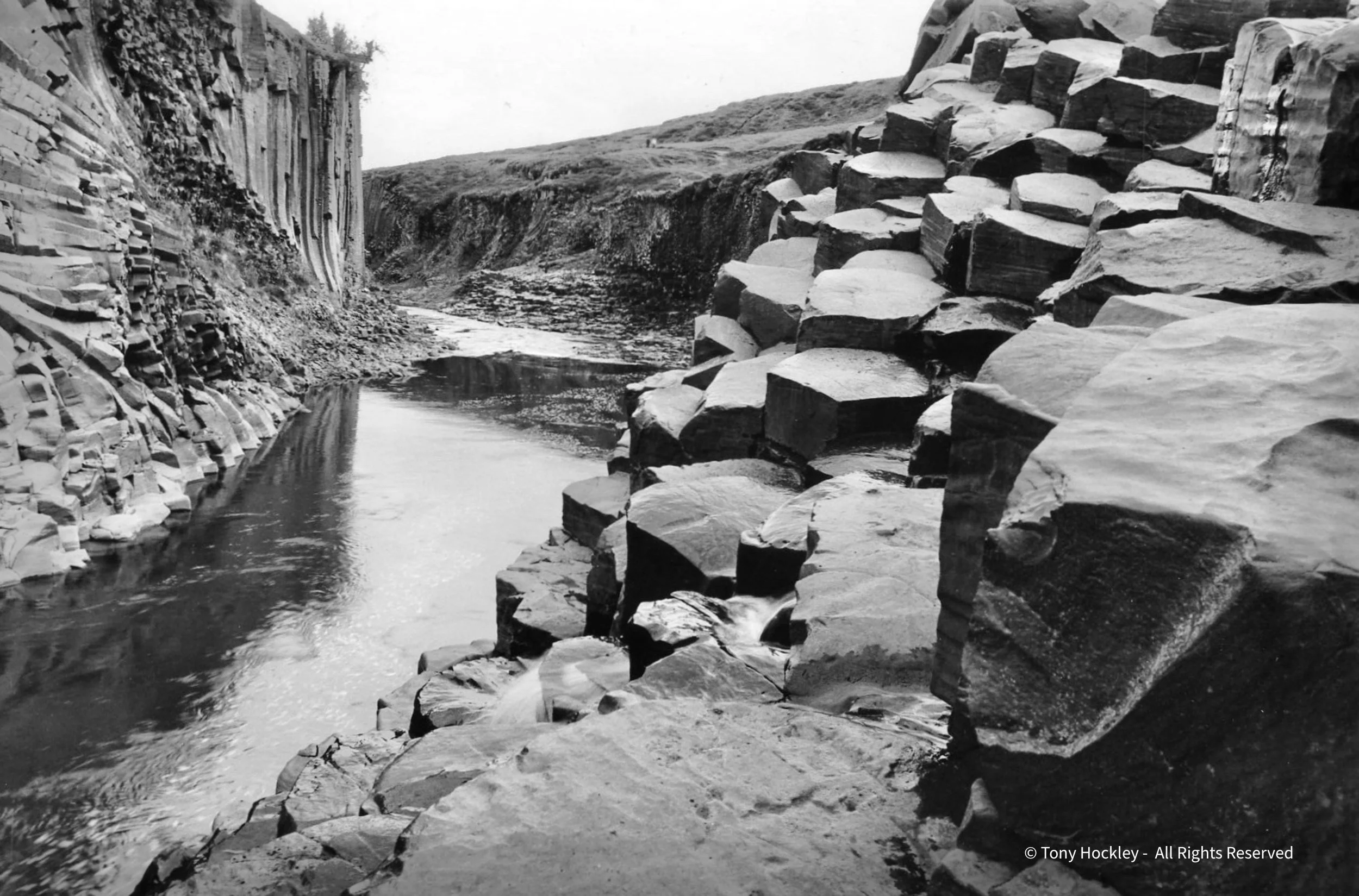 Studlagil Canyon, Iceland. 2025 (Image size 8.5” x 5.5” on 10 x 8).