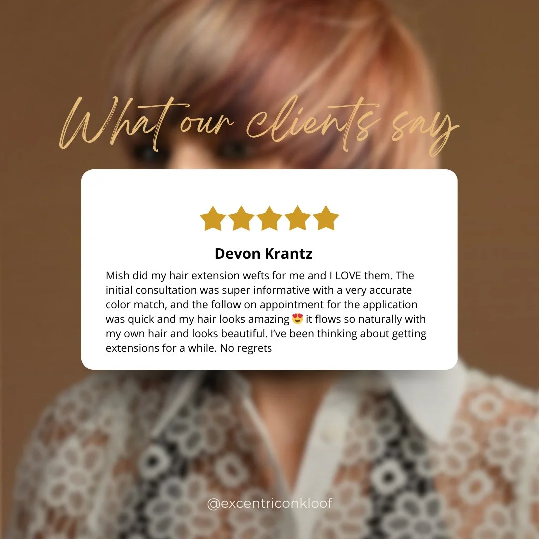 ✨ We love reading your reviews ⁠
⁠
✨Thank you for taking a minute to share your experience.⁠
⁠
Want to leave one too? Pop one on Google. It helps more than you know 💛⁠
👉Excentric on Kloof: https://bit.ly/4ikqIPA (link in bio).⁠
👉Excentric on Point