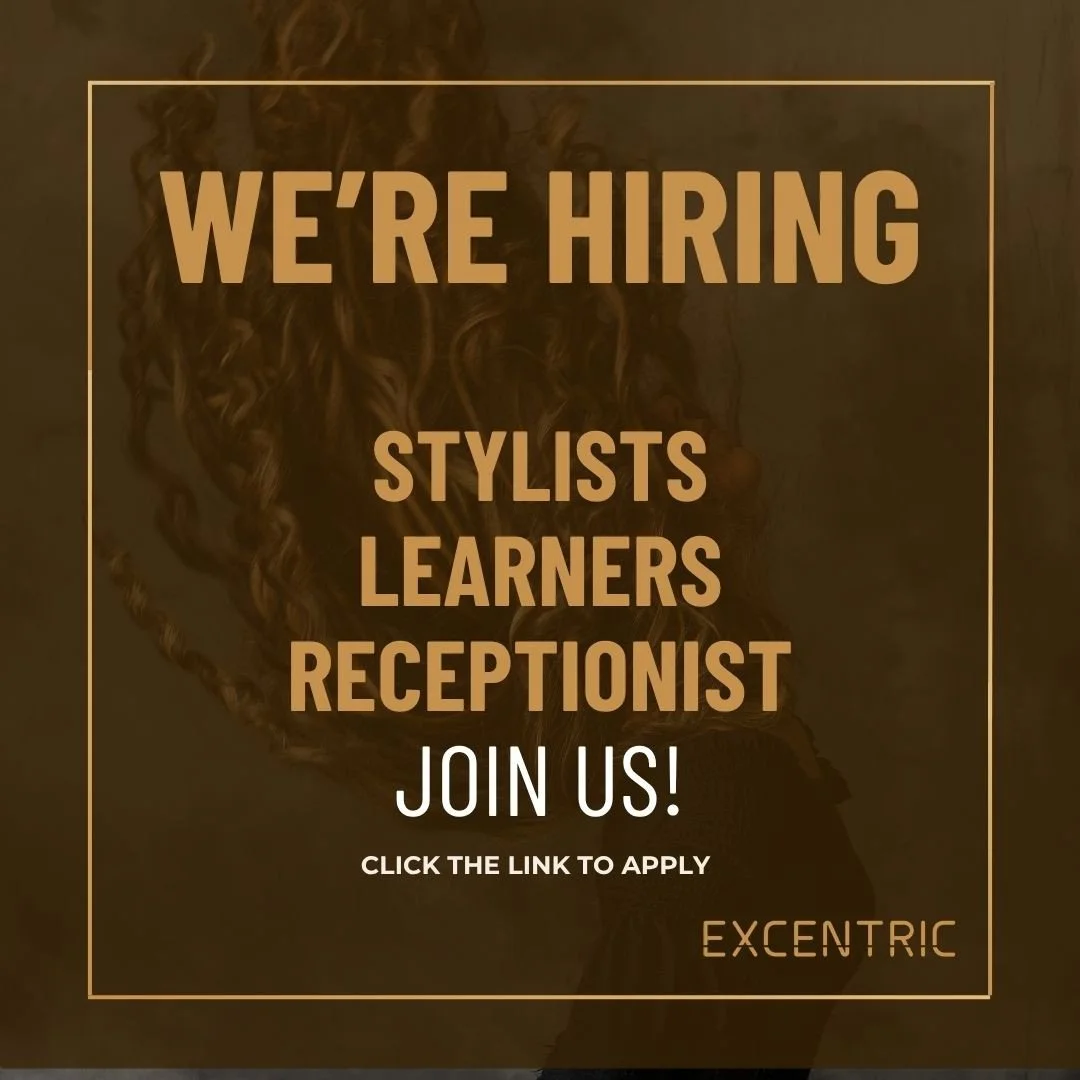 Your dream career in hair starts here 💇&zwj;♀️✨⁠
⁠
Excentric is offering 6 learners the chance to train in our vibrant salons (Gardens &amp; Sea Point). This is more than an apprenticeship &mdash; it&rsquo;s an opportunity to:⁠
 🌟 Learn directly fr