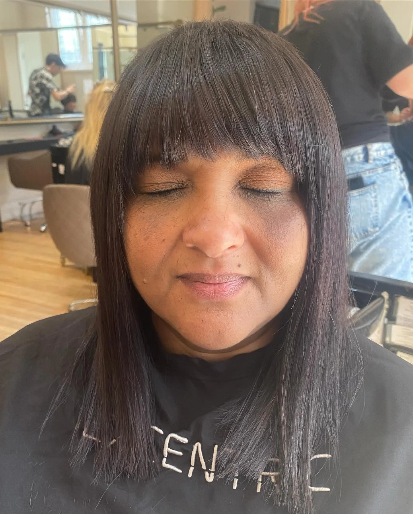 Fringe created with easihairpro extension and instant length 🤩⁠
.⁠
.⁠
Ask for Adi⁠
@excentriconkloof⁠
@easihairpro.safrica⁠
.⁠
 ( #📷 @adi_hairstylist_ )
