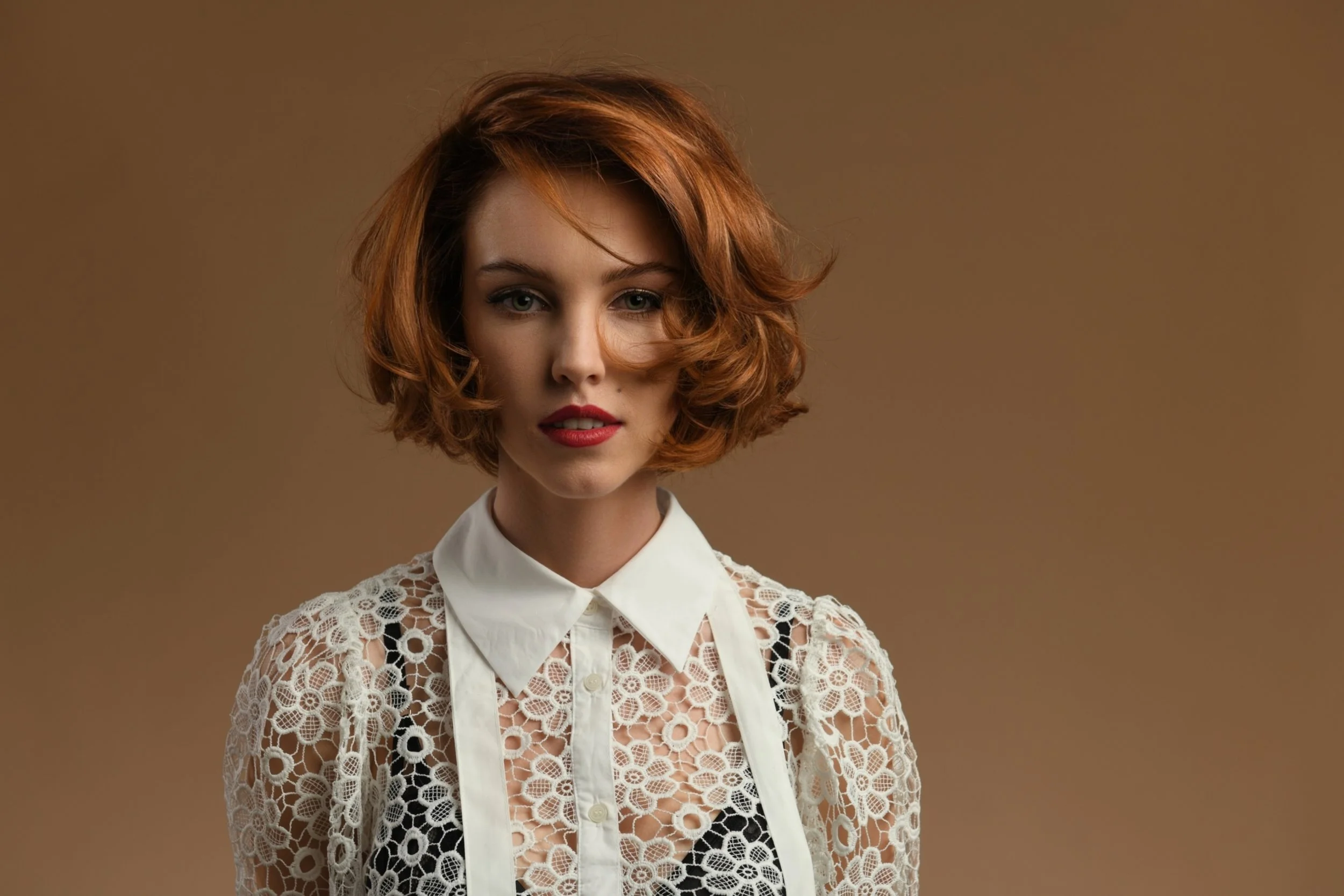 Elegant bob haircut