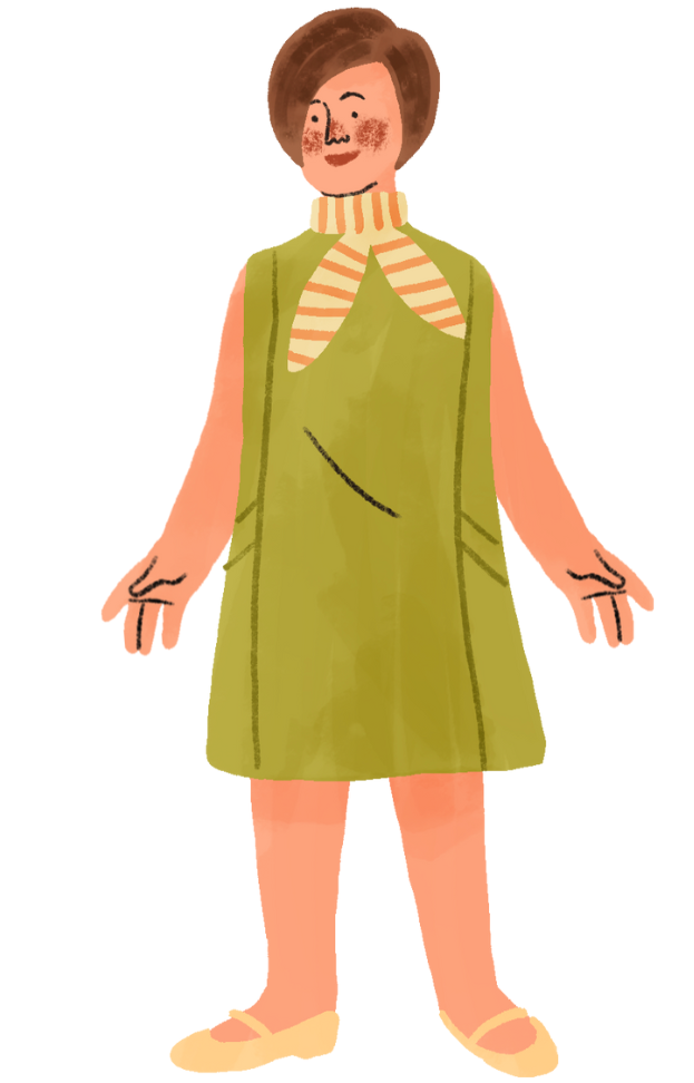 Silhouettes of diverse women with different hairstyles and hair colors overlapping each other.