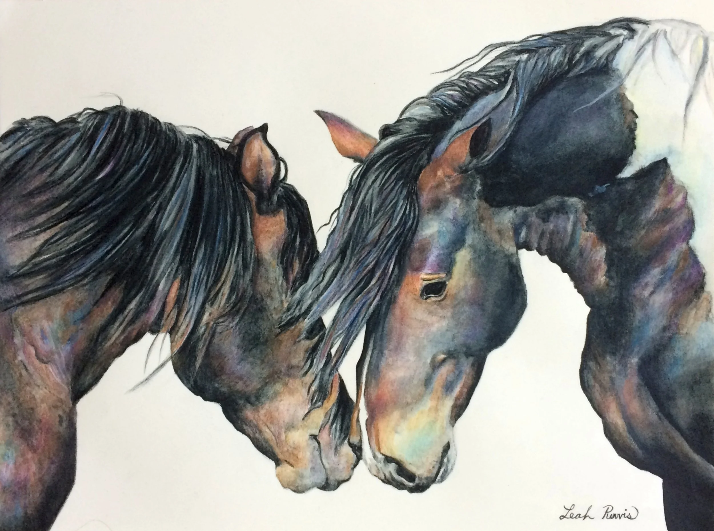 Saying Hello Print (9" x 12")