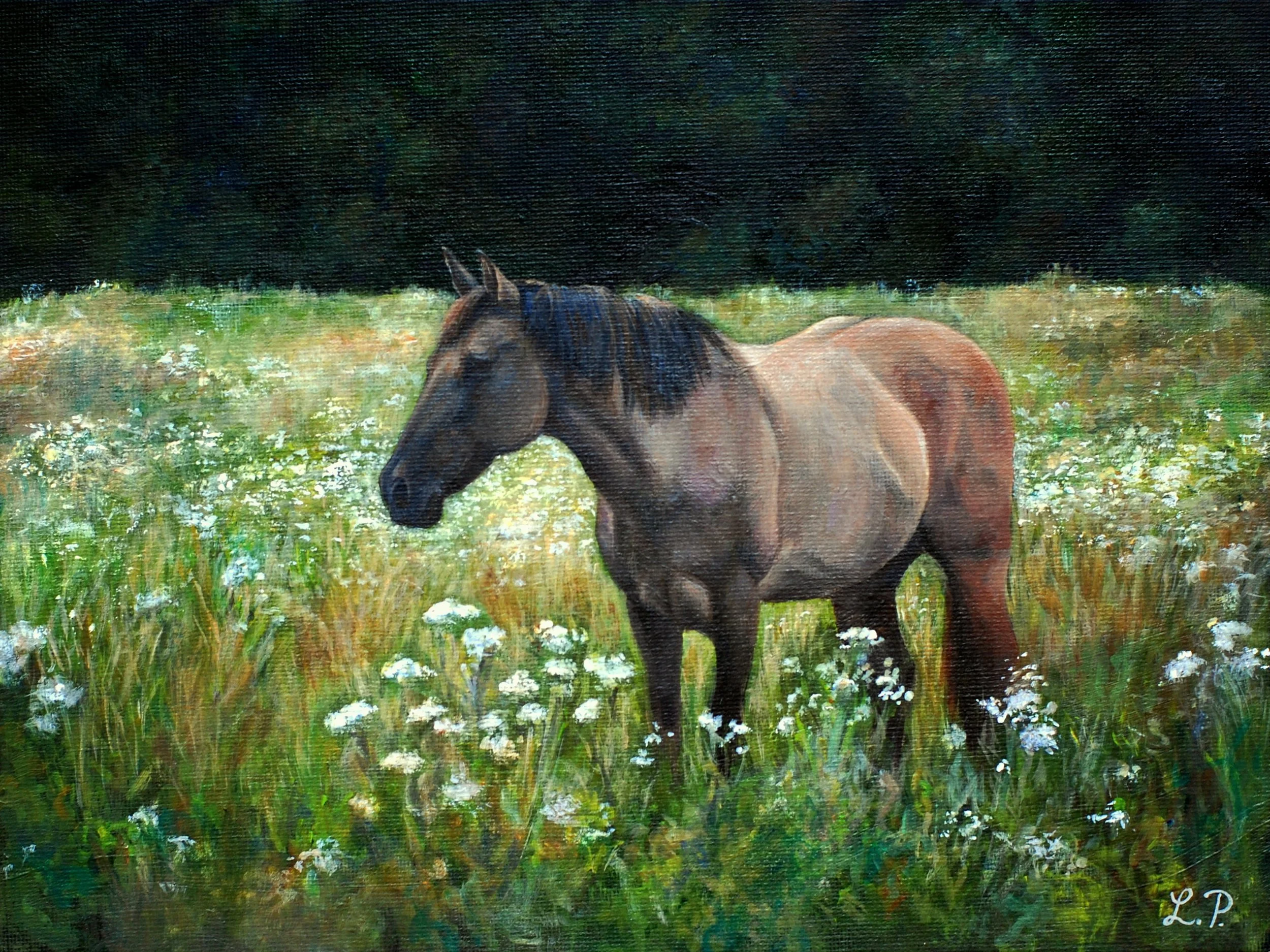 "Georgia" - 9" x 12" acrylic on canvas 