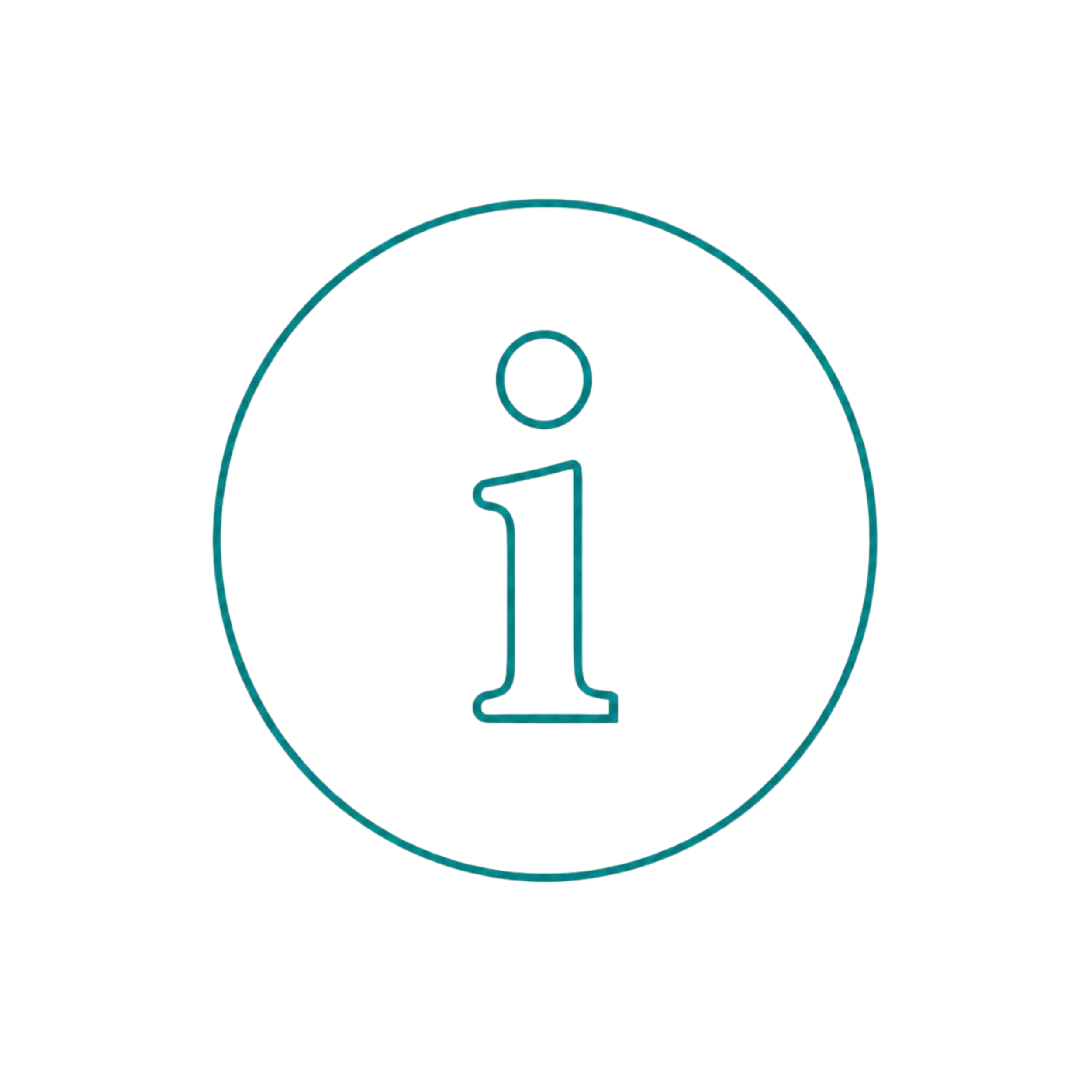 Information icon representing an important pricing note