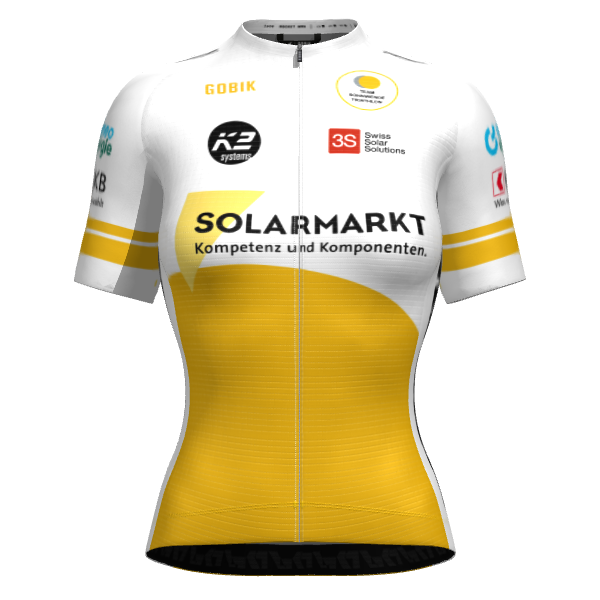 Women white cycling jersey