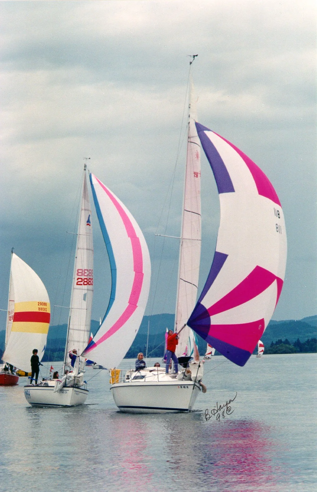 Imzadi holding off Nauti Nymph EC2103