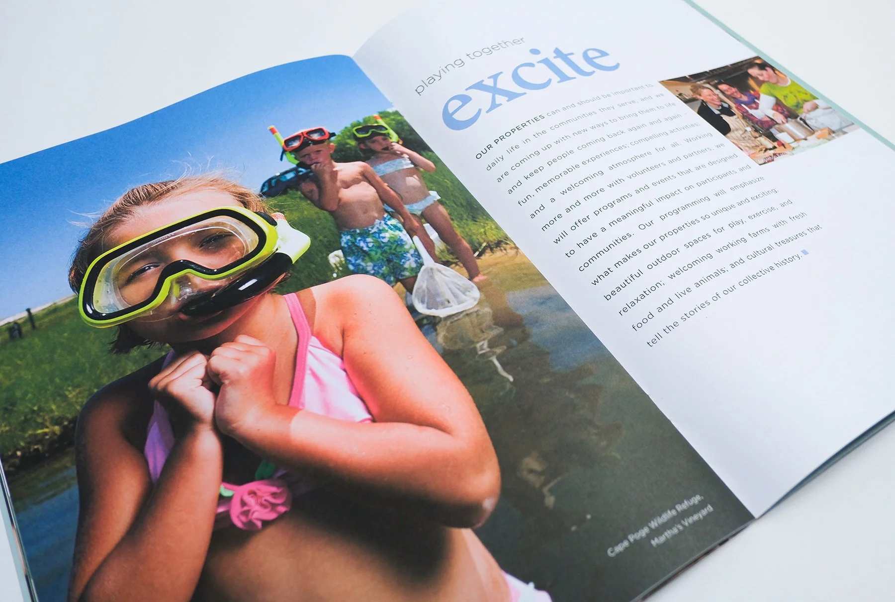 Interior spread of strategic plan