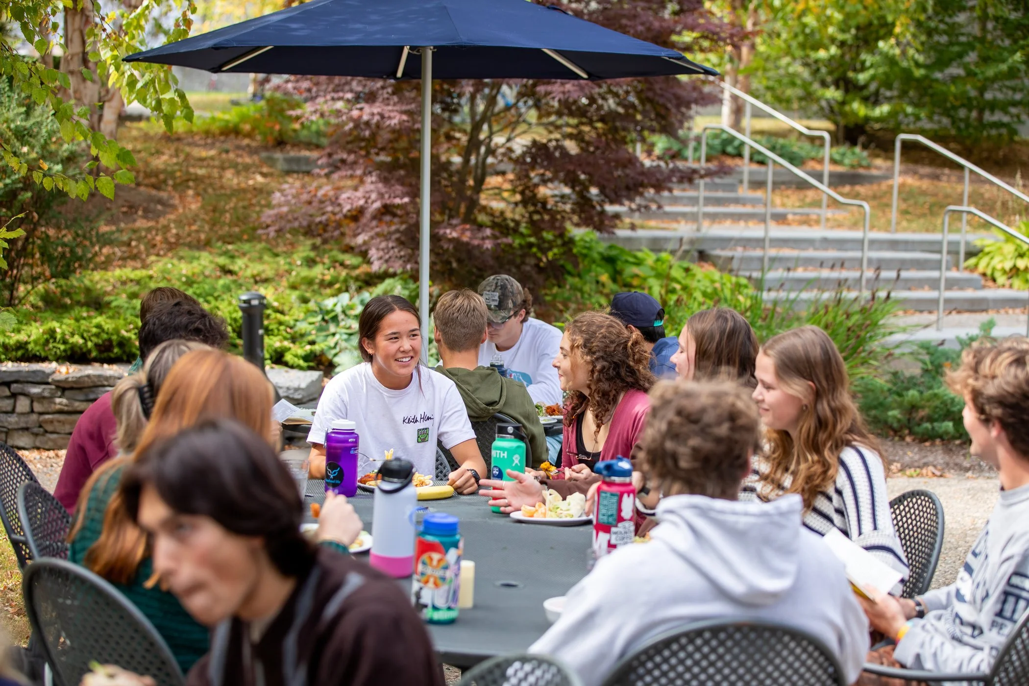 Commissioned and art directed photoshoots capturing authentic moments that highlight the campus and student experience (© Bob Handelman)