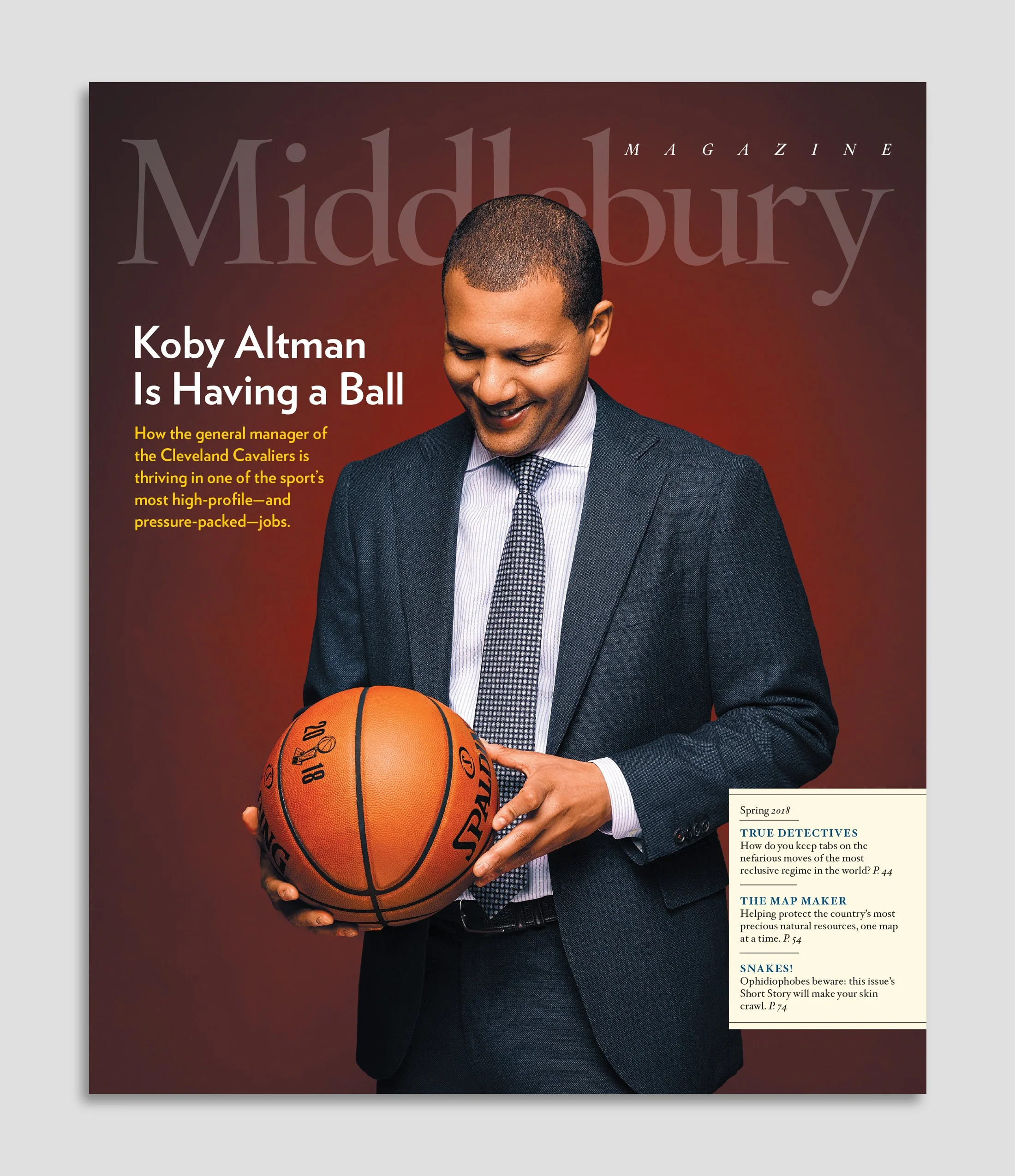 Designed and commissioned all photography for this feature about an alum