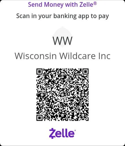 Send money with Zelle Scan in your banking app to pay Wisconsin WildCare Inc.