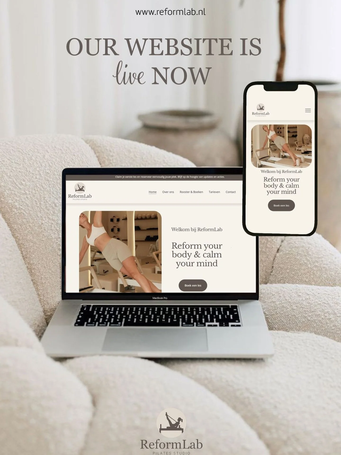 OPENING 🎉

Altijd al reformer pilates willen proberen?
Dit is je moment.

Onze studio in Culemborg opent officieel op 20 april ✨
Boek nu alvast jouw plek en start met ons try-out pakket:

✨ Sterker worden
✨ Meer controle &amp; houding
✨ Kleine groep